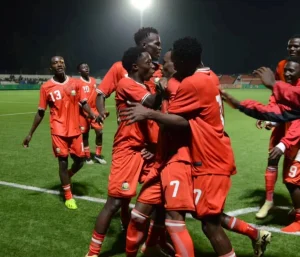 Rising Stars celebrate against Burundi in a past match.