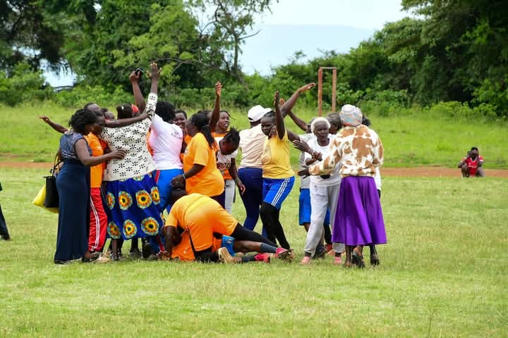 Mutei Grannies at the inaugural Grannies Tournament