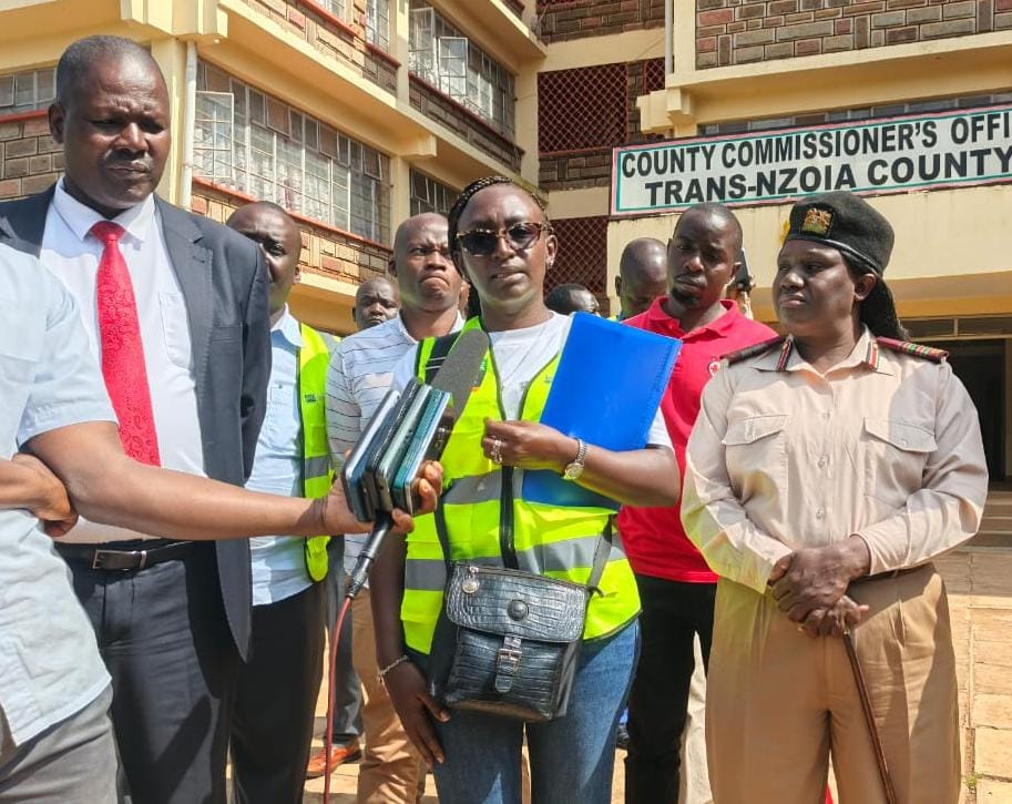 NACADA Trans Nzoia County Coordinator Teresia Mwangi