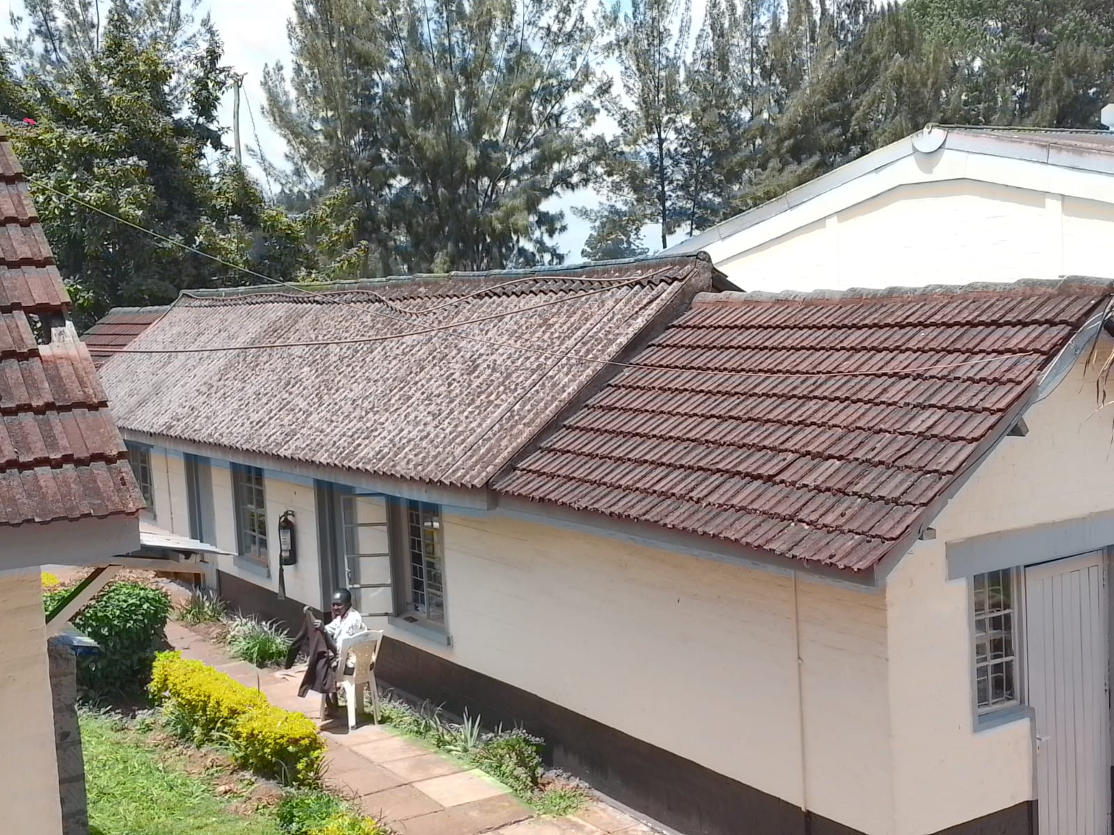 Kenya Seed building in Kitale with asbestos roof