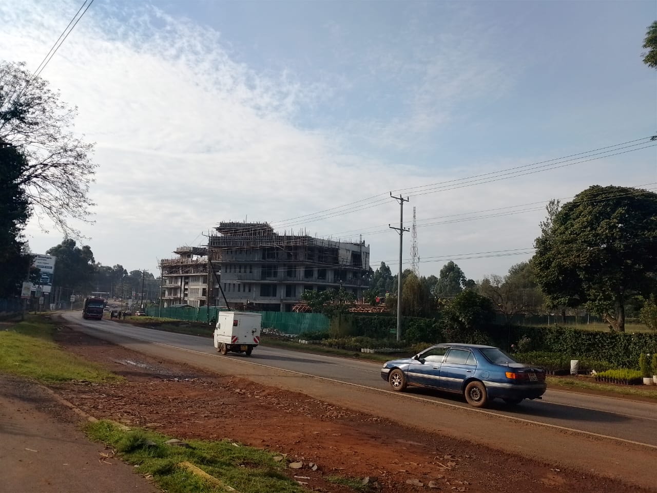 Simba Mall is under construction in Eldoret