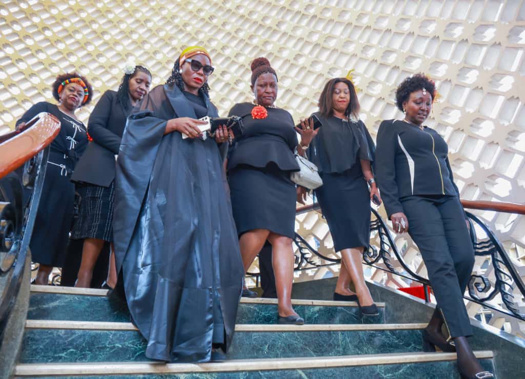 Gladys Boss with other women MPs