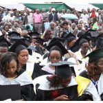 Graduands at a past Egerton University graduation