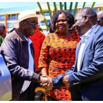 Oburu Odinga when he arrived in Eldoret for a meeting with govenror Jonathan Bii Chelilim