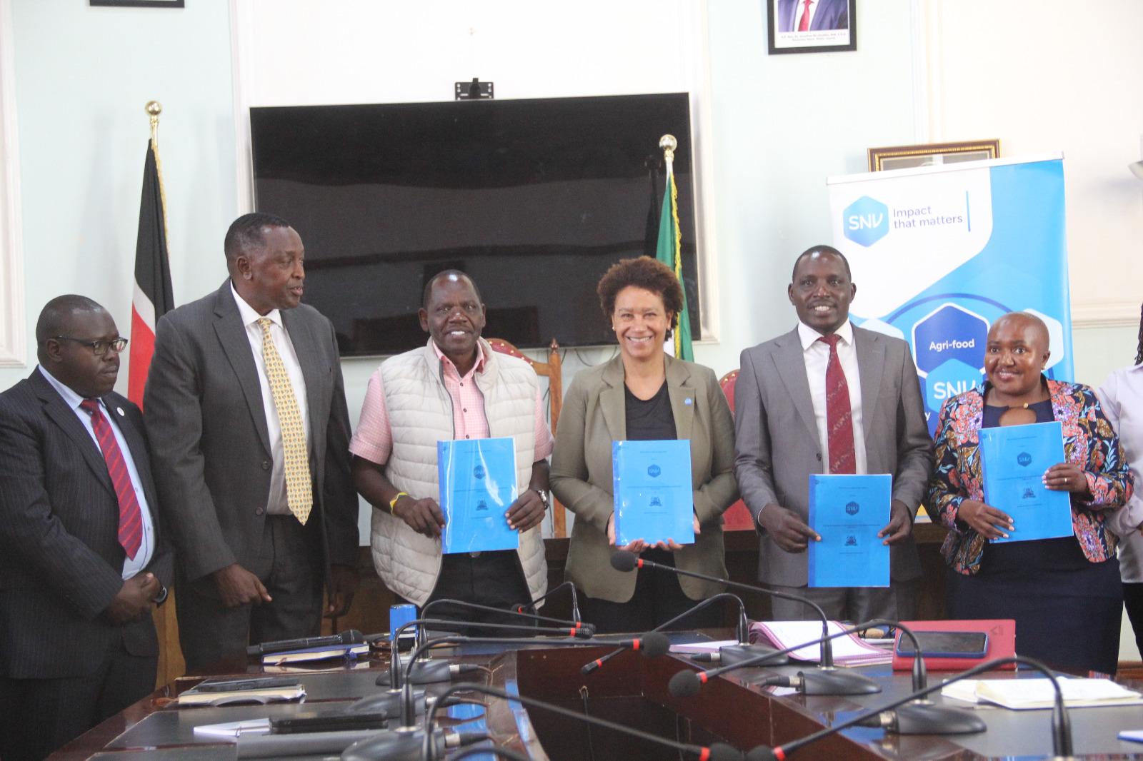 SNV-Uasin Gishu MoU signing event