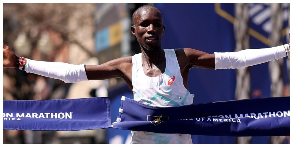 John Korir wins the Boston Maratho