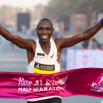 Geoffrey Kamworor wins the Ras Al Khaimah Half Marathon (© Organisers)
