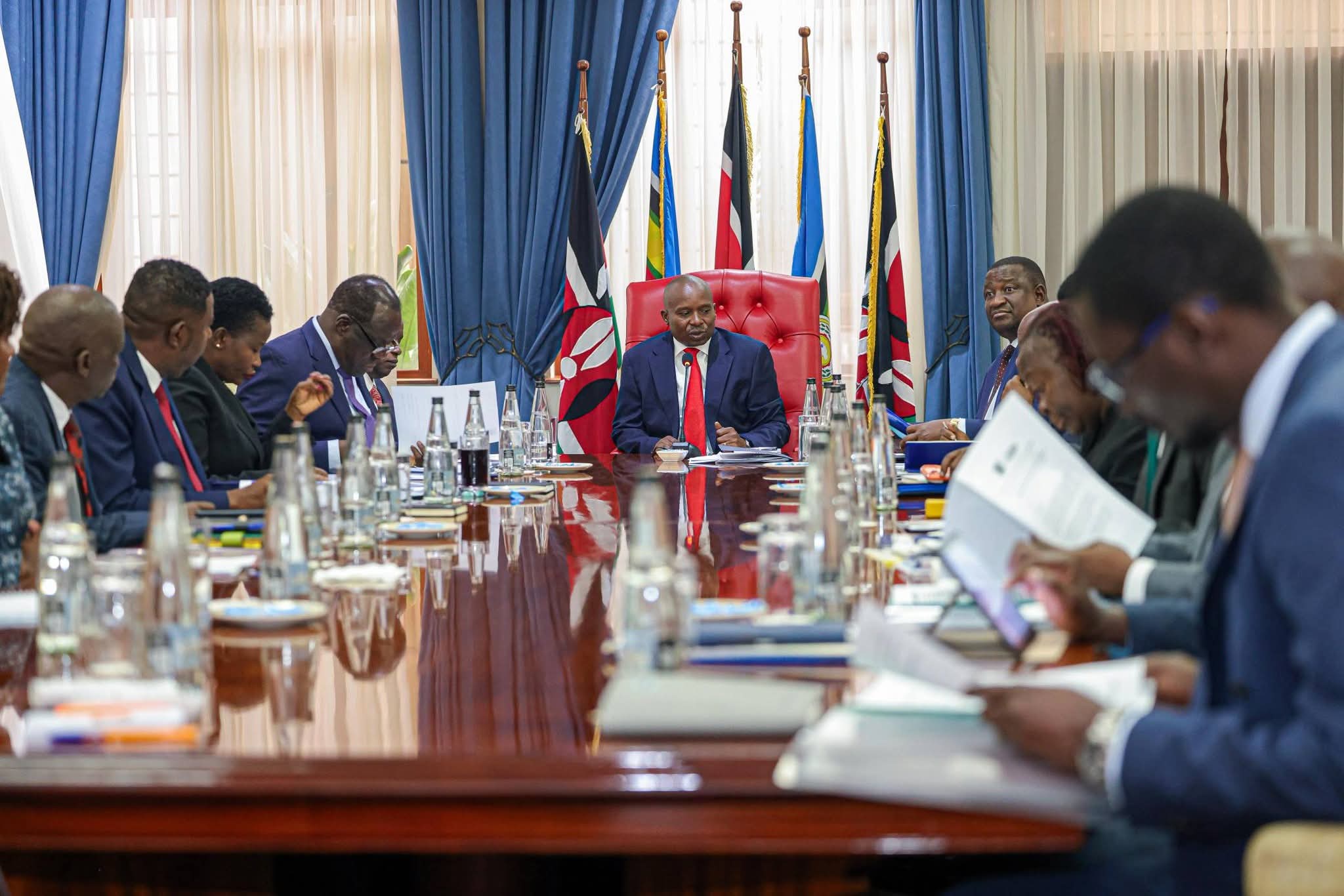 Kindiki meeting PSs and CSs.