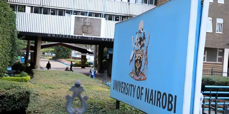 The University of Nairobi main campus entrance.