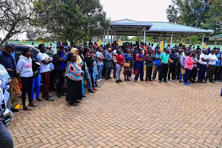 Traders at County Service centre 