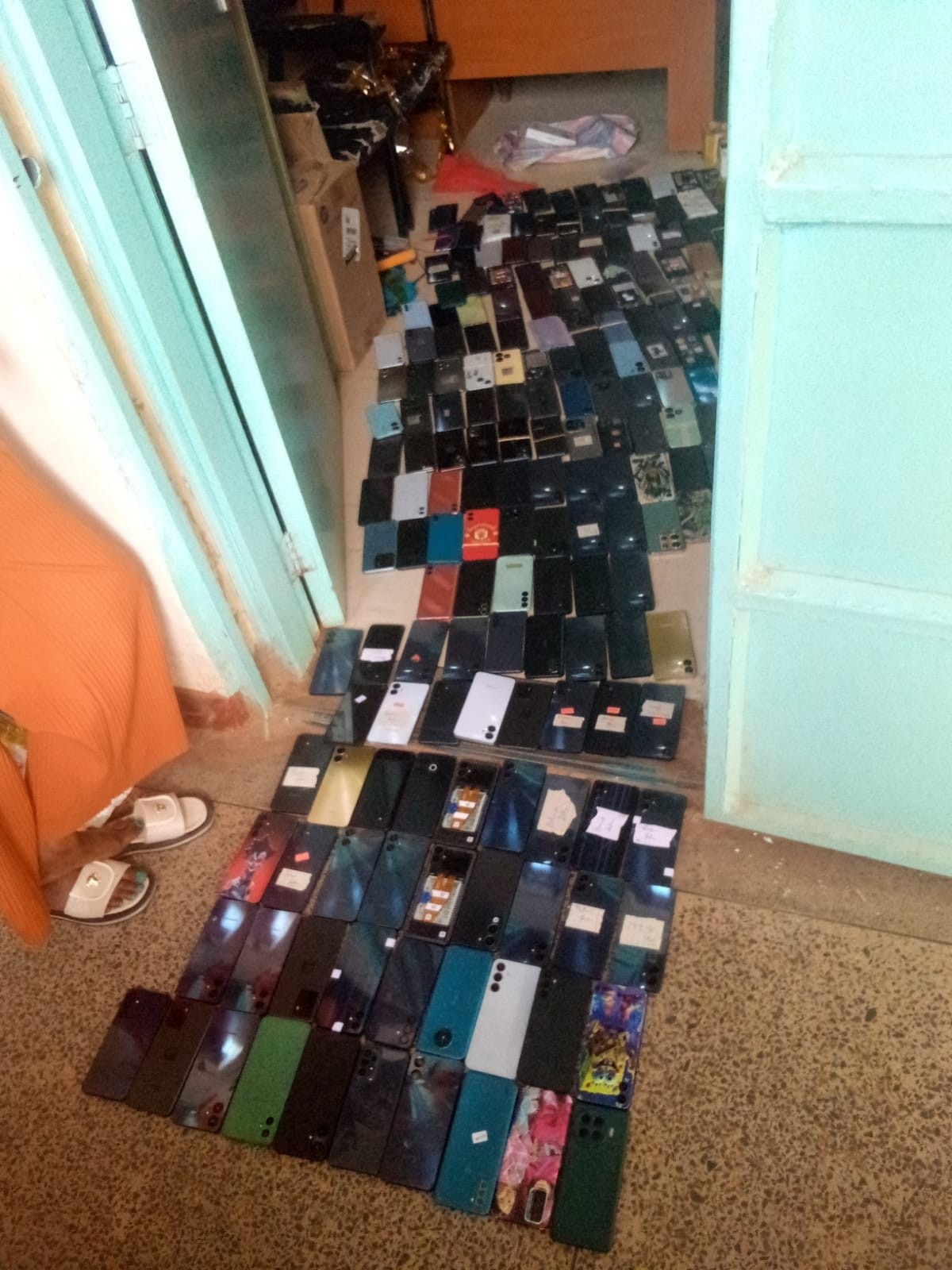 Over 200 suspected stolen mobile phones recovered in Kitale