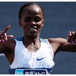 Brigid Kosgei wins the Tokyo Marathon