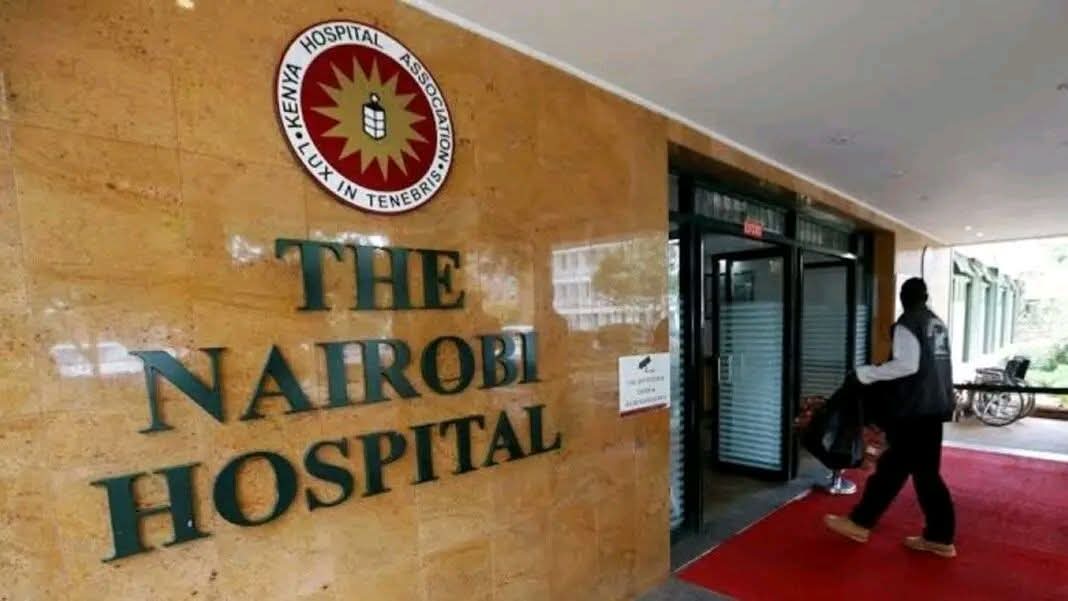 Nairobi Hospital entrance