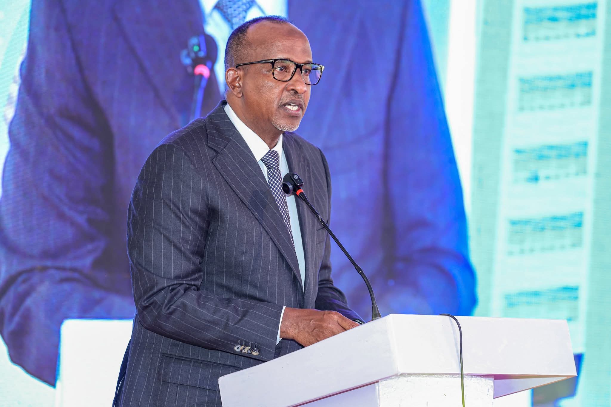 Health CS Aden Duale speaks during the commemoration of the 2026 World TB Day