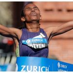 Fotyen Tesfay wins the Barcelona Marathon