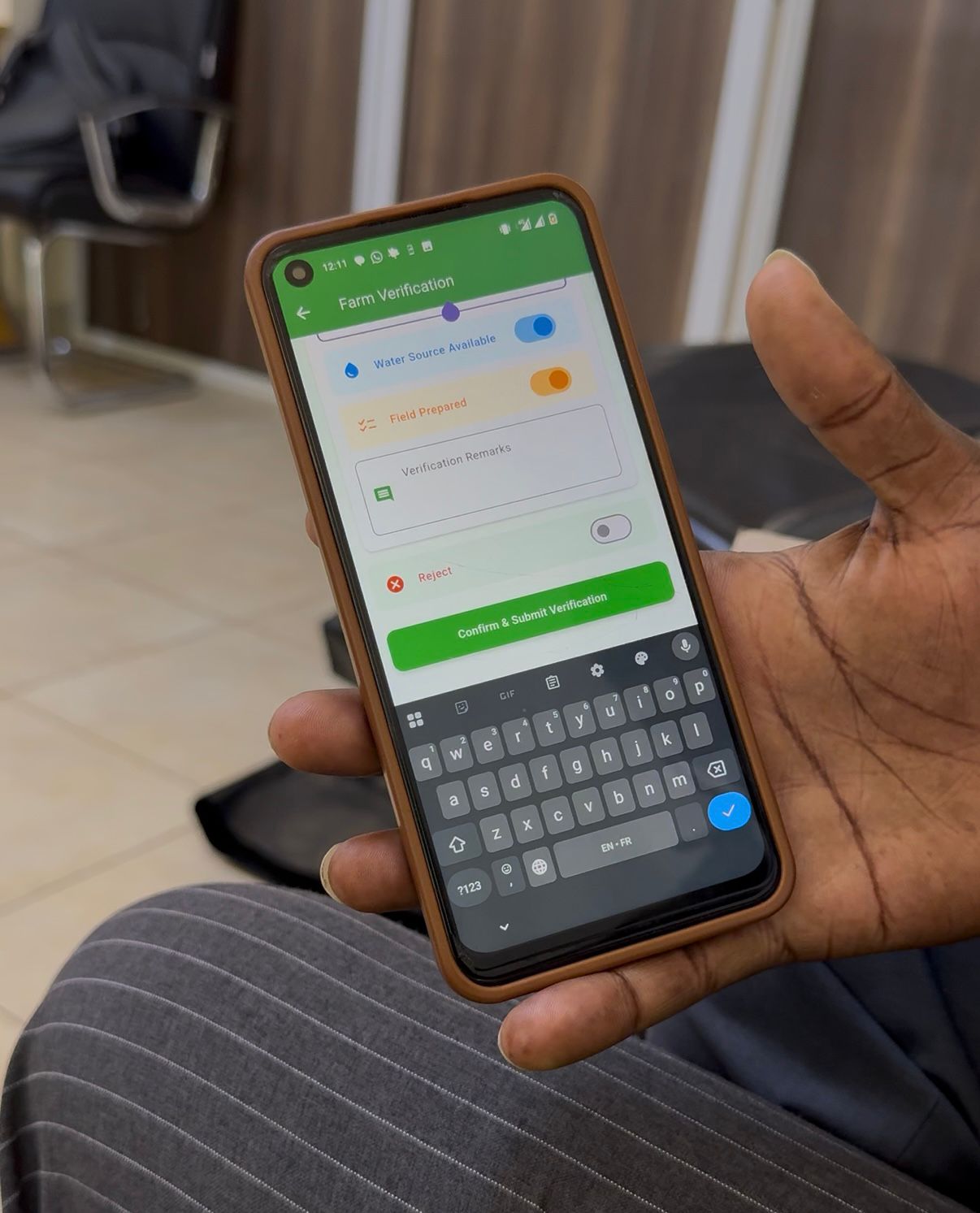 App for registration of coffee farmers in Uasin Gishu County 