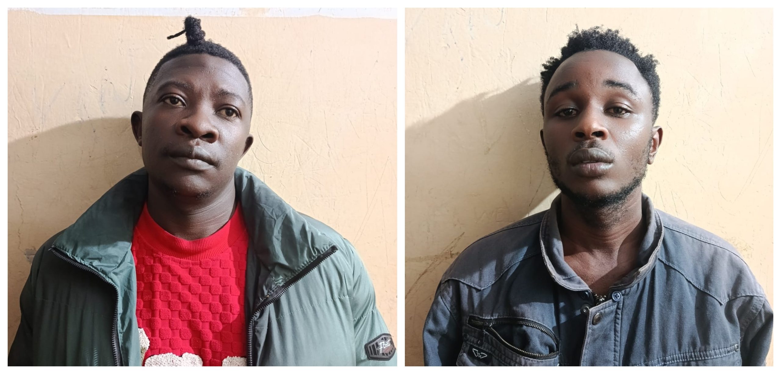 two suspects linked to the handling of suspected stolen mobile phones