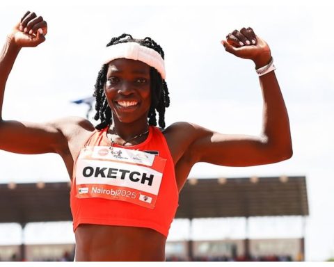 Kenyan athlete Mercy Oketch
