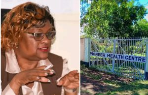 County Executive Committee Member for Health Services Janet Kurgat and Pioneer Health Centre