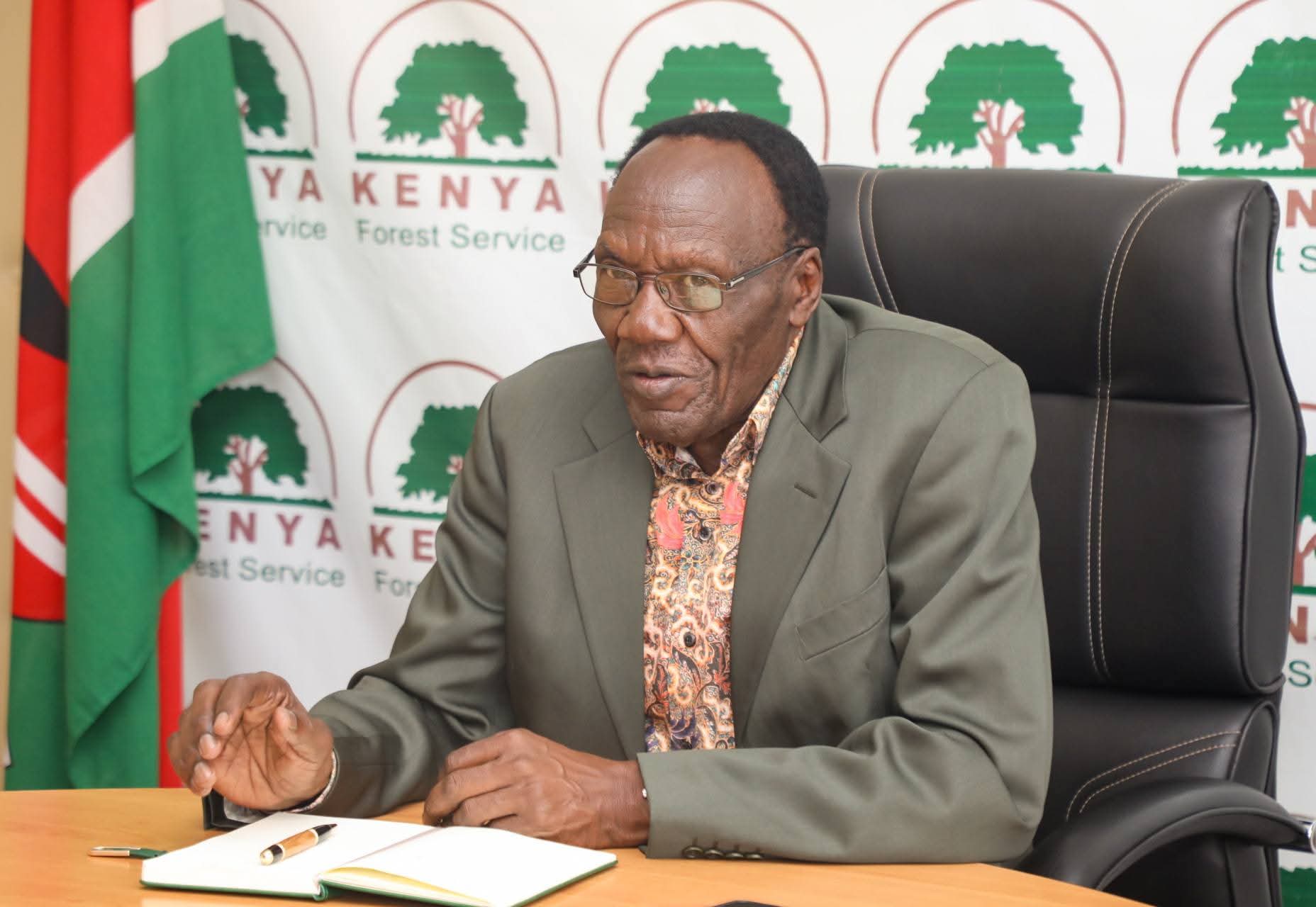 Chairman of Kenya Forest Service Board of Directors Titus Koris