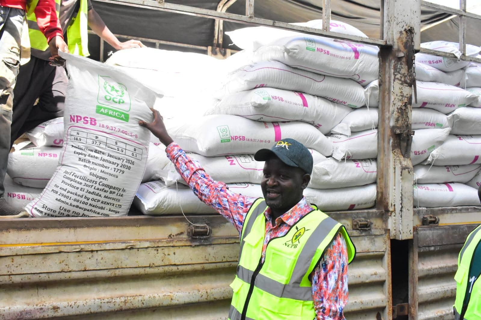 Soy MP David Kiplagat OCP fertiliser 