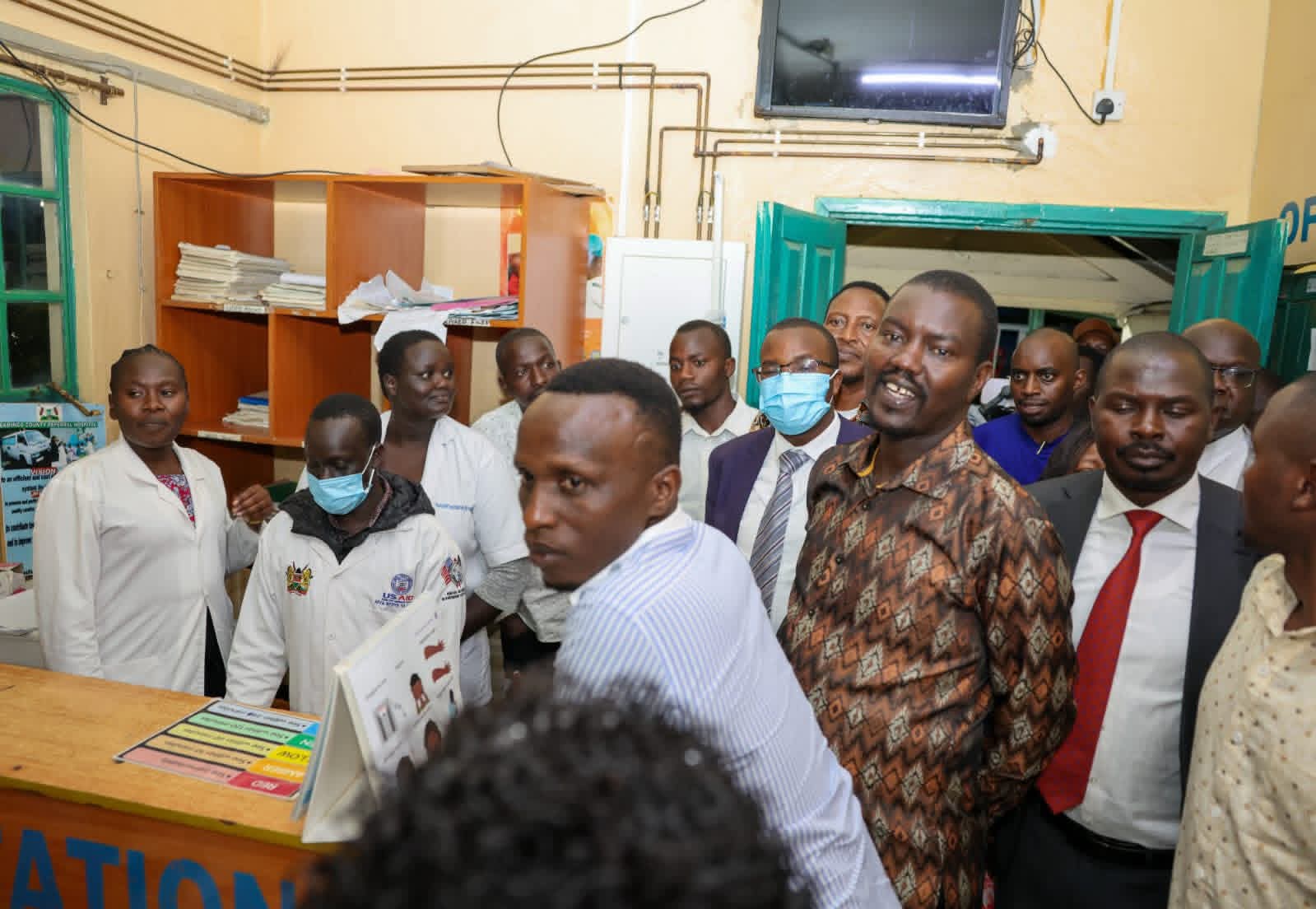 Senators visited health facilities in Baringo Nandi and Nakuru counties