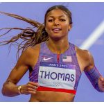 US athlete Gabby Thomas