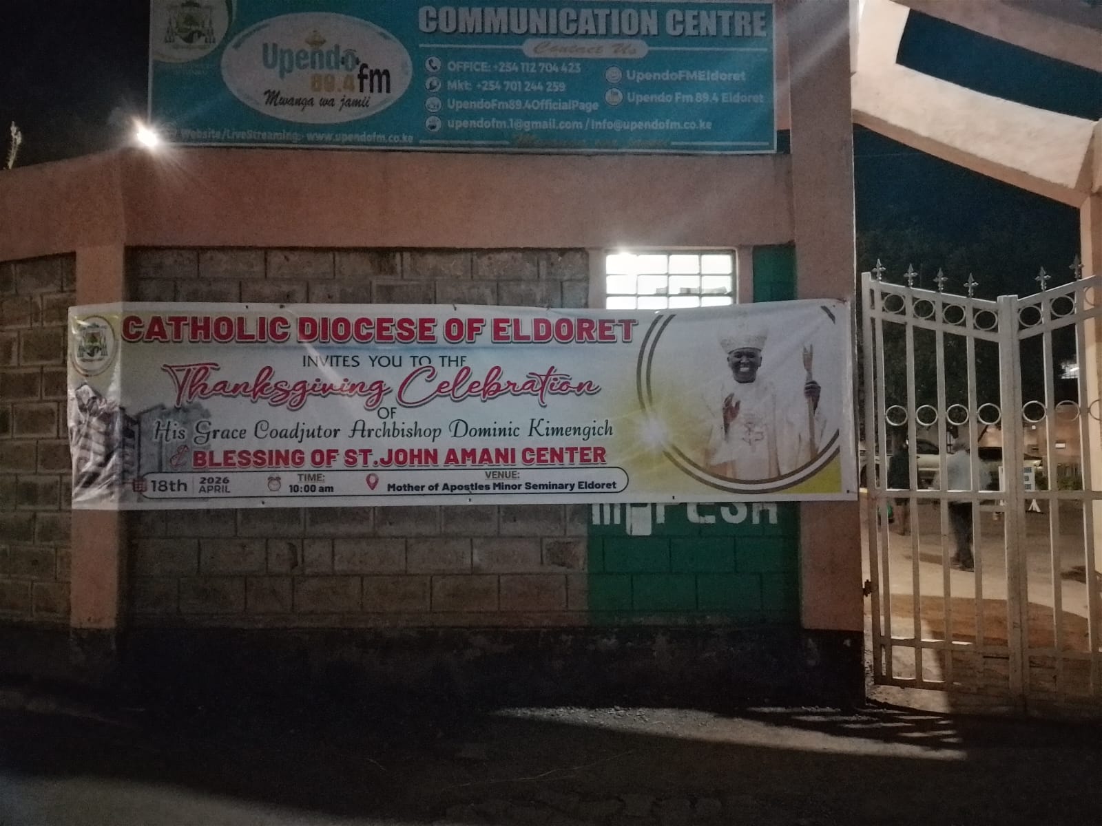 St John Amani Centre dedication