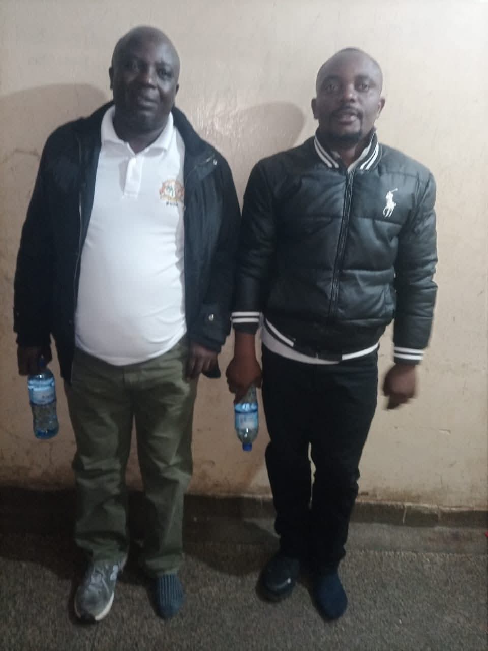 Suspects linked to crimes in Trans Nzoia County Dickson Wamocho and Frank Kuyala