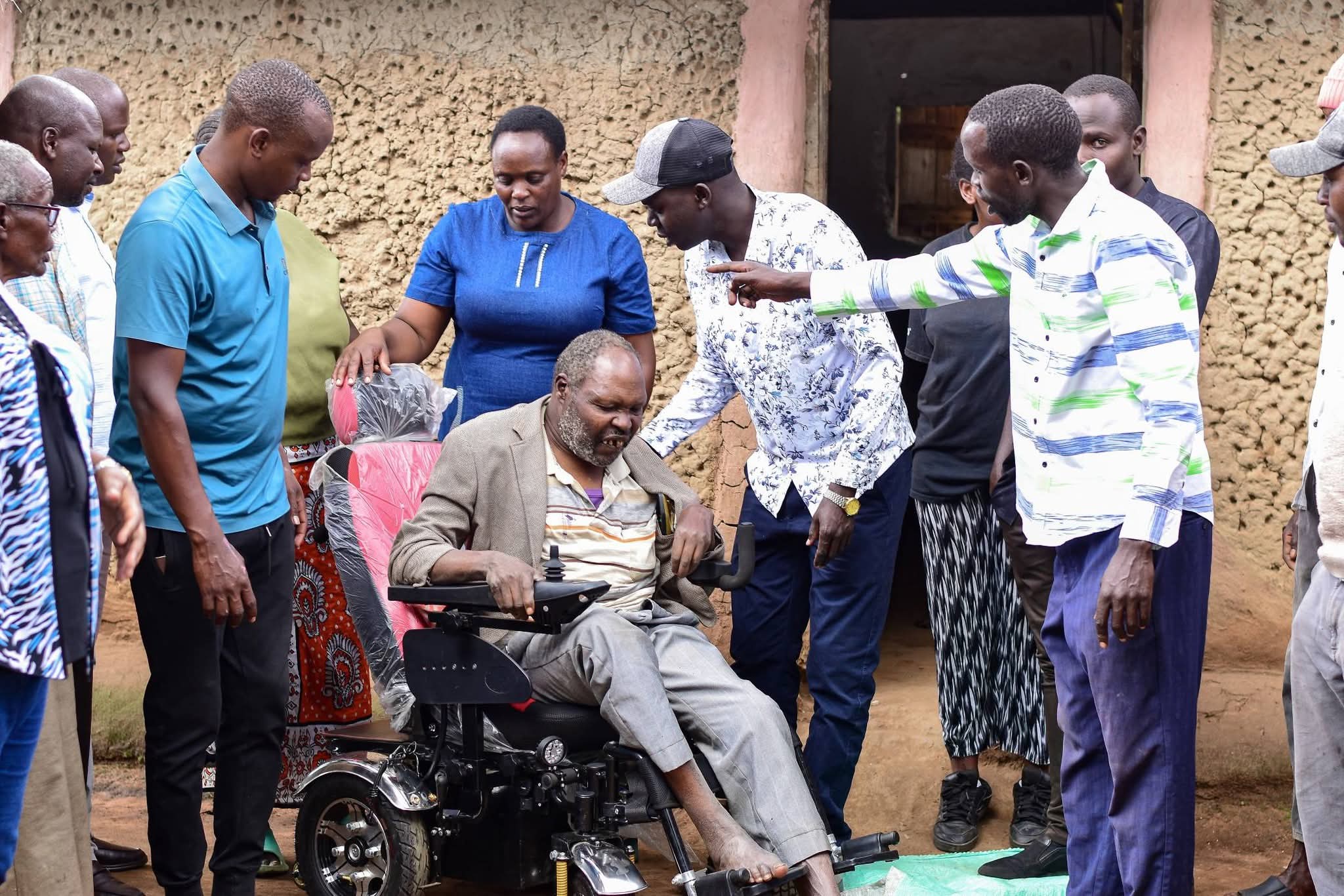 Andrea Tendenei: Oscar Sudi Buys Electric Chair for Eldoret Man Bedridden for 25 Years