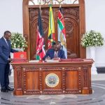 Ruto signing the Special Economic Zones Bill into law