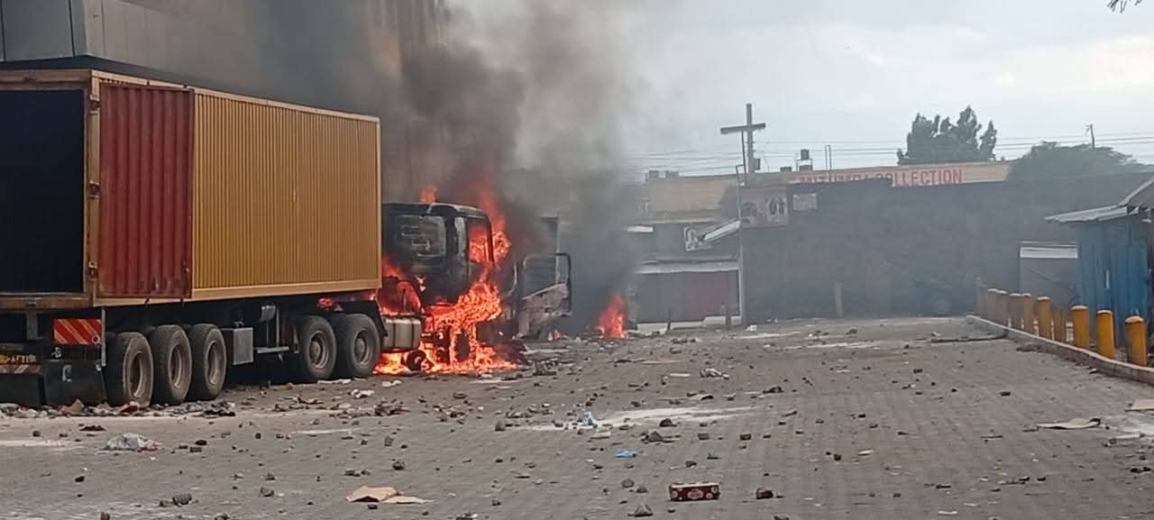 Chesumei MP Paul Biego's Ksh 20 Million Truck Burnt in Naivasha