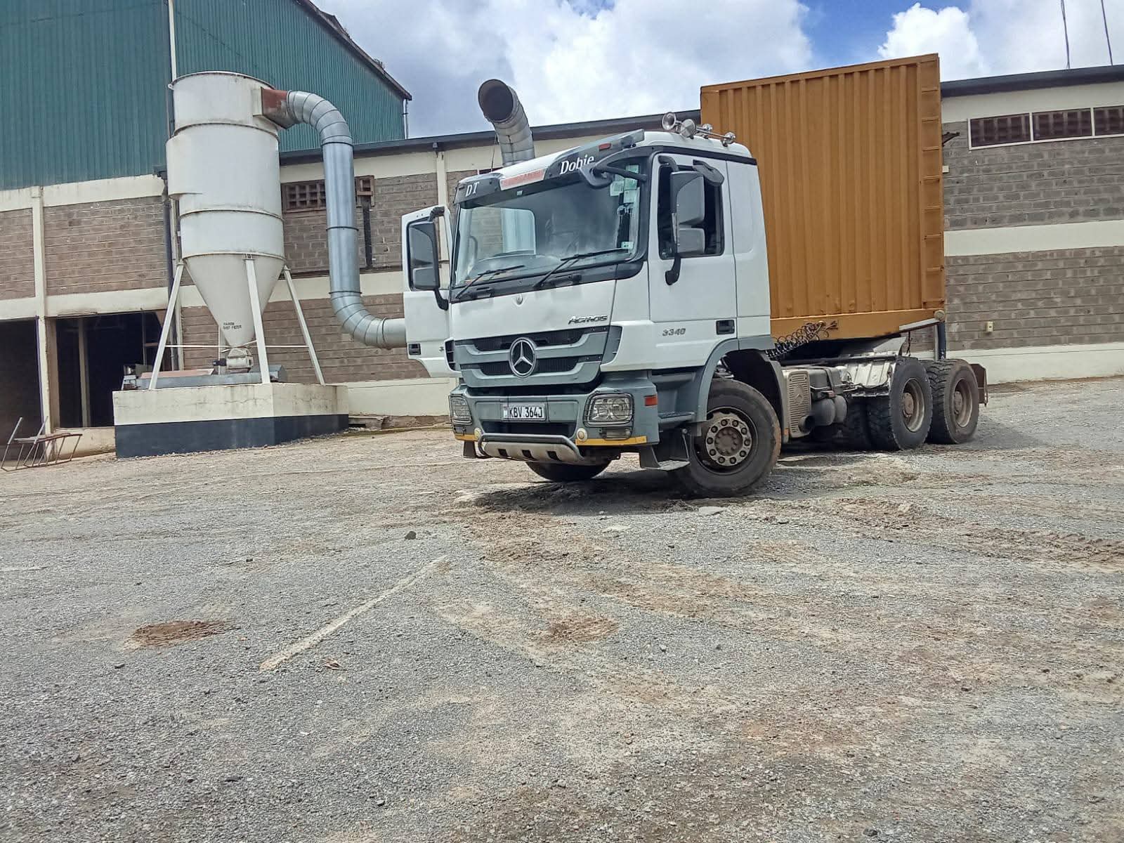 Truck belonging to Chesumei MP Paul Biego