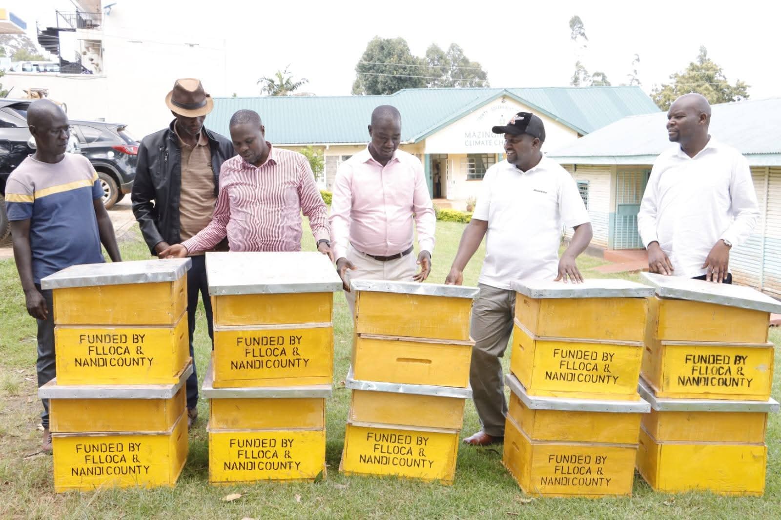 Nandi's Chemori CBO Receives 10 Beehives from County
