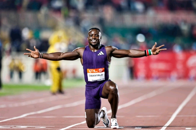 Africa’s fastest man Ferdinand Omanyala
