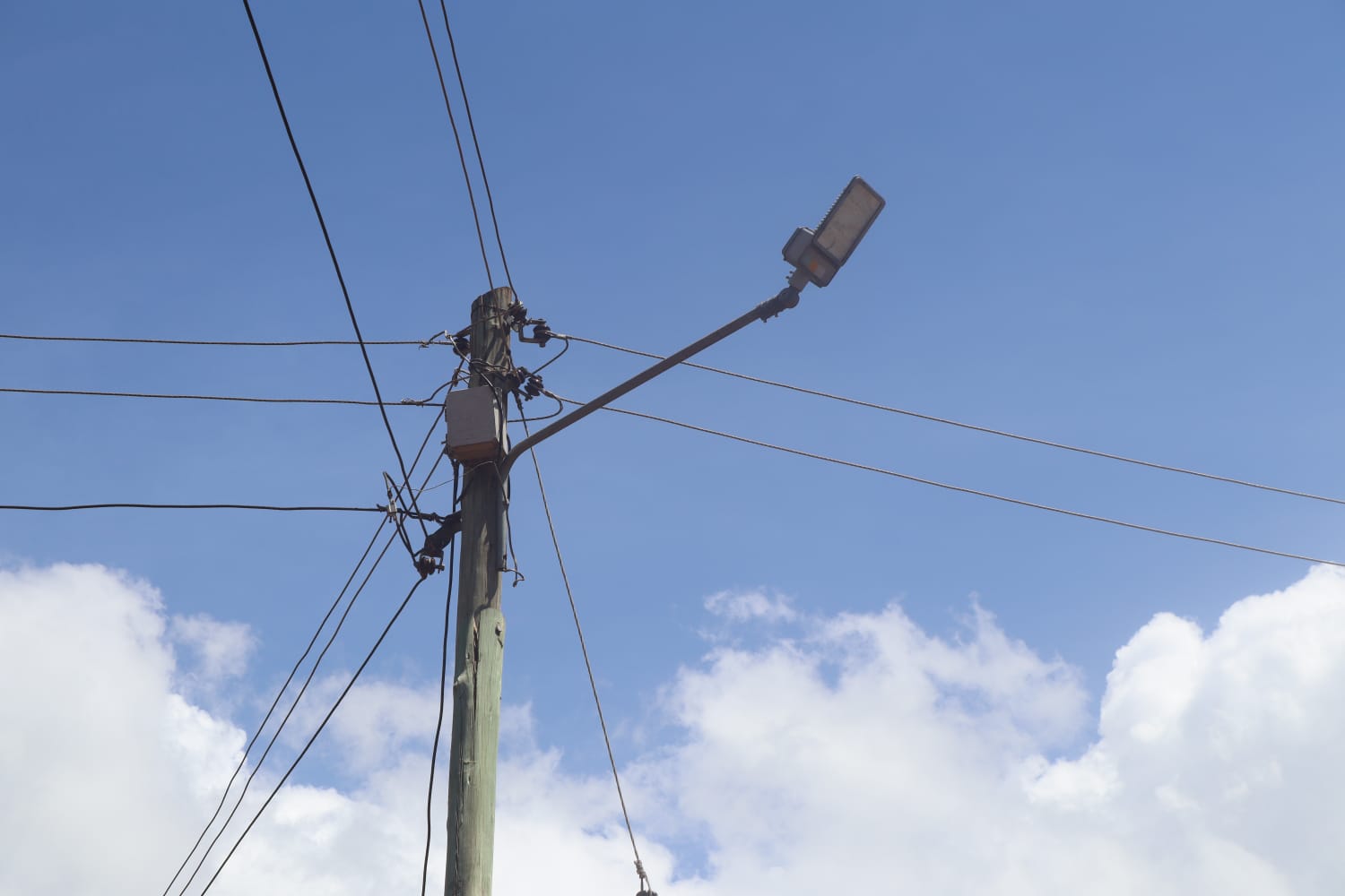 Street light in Kondoo area 