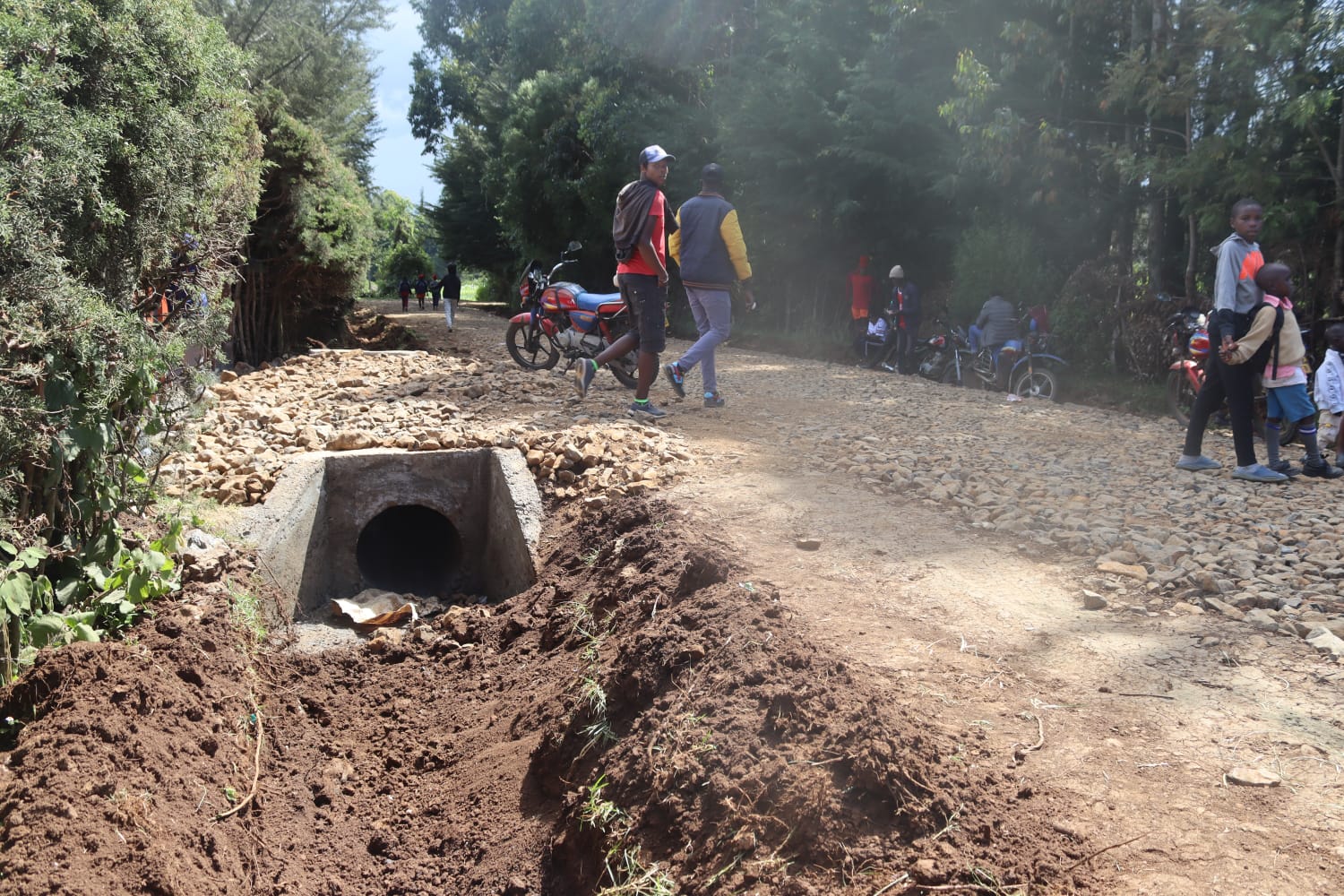 Road project in Kondoo, Tarakwa ward, Kesses Sub-County 