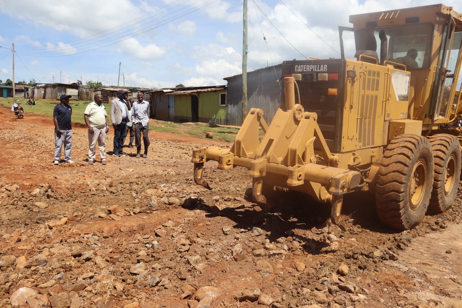 Road works in Kondoo area, Kesses Uasin Gishu County 