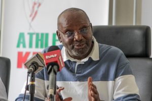 Athletics Kenya youth development chair Barnaba Korir