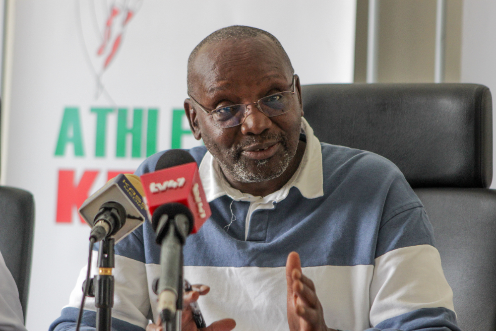 Athletics Kenya youth development chair Barnaba Korir