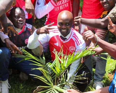 Governor Rotich plans trees to celebrate Arsenal's EPL win