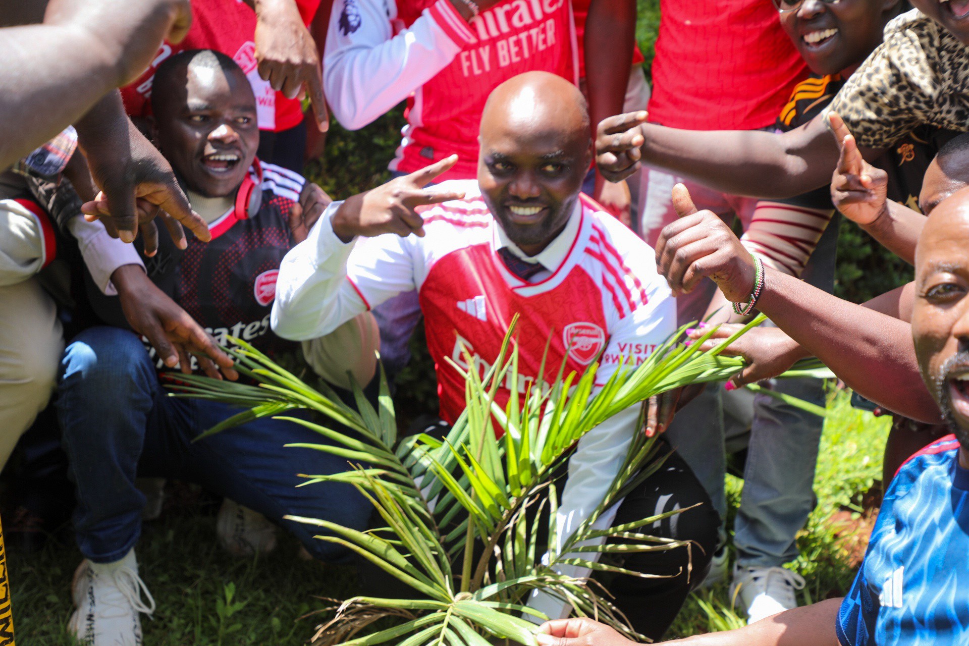 Governor Rotich plans trees to celebrate Arsenal's EPL win