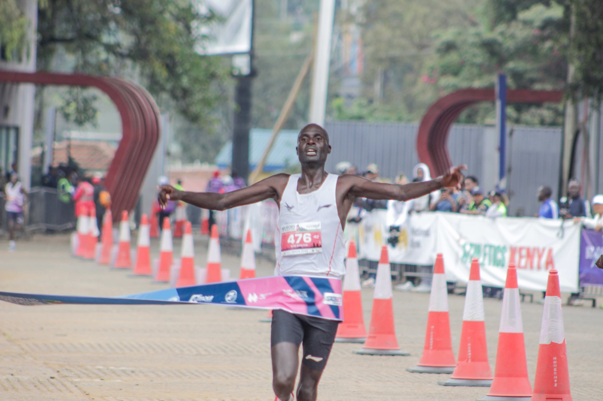 Kenyan marathoner Enock Kipkemboi