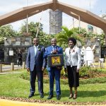 CS Mbadi (c) with National Assembly deputy speaker Gladys Boss Shollei and minority leader Junet Mohhamed