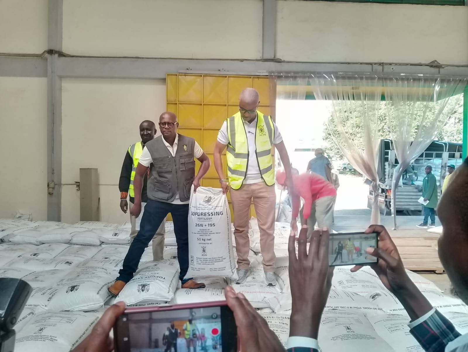 CAN fertiliser arrives at NCPB depot