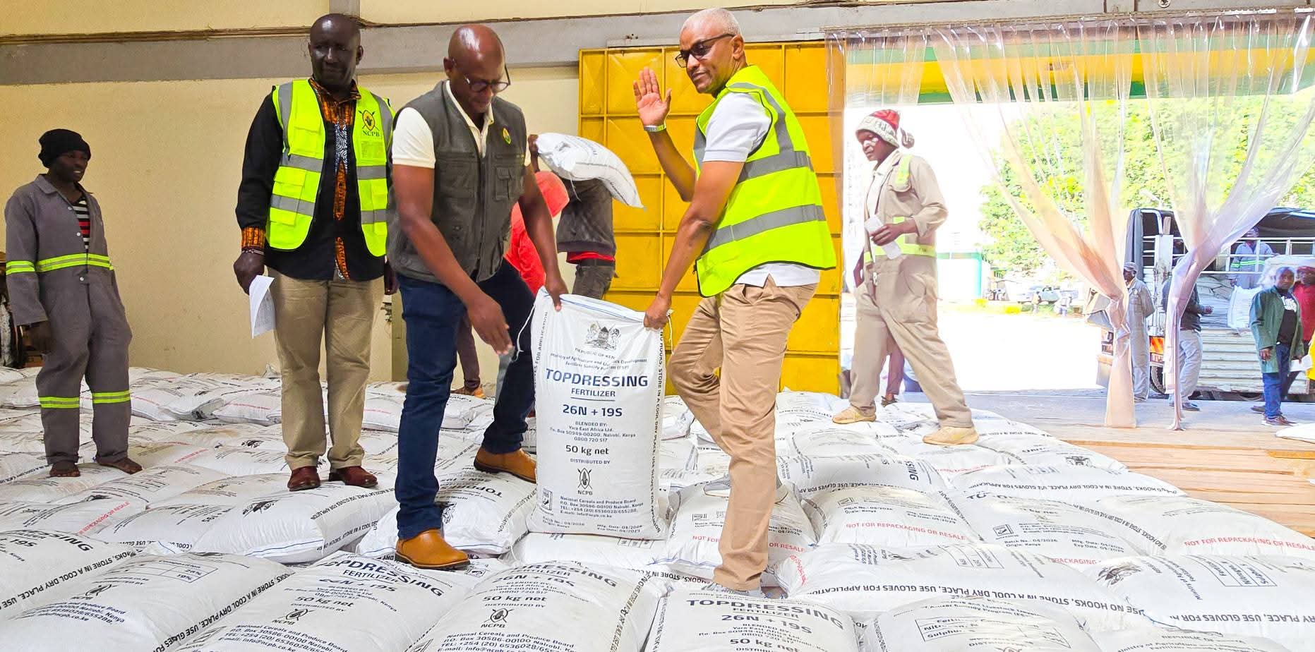 More CAN fertiliser arrives at Eldoret NCPB depot 