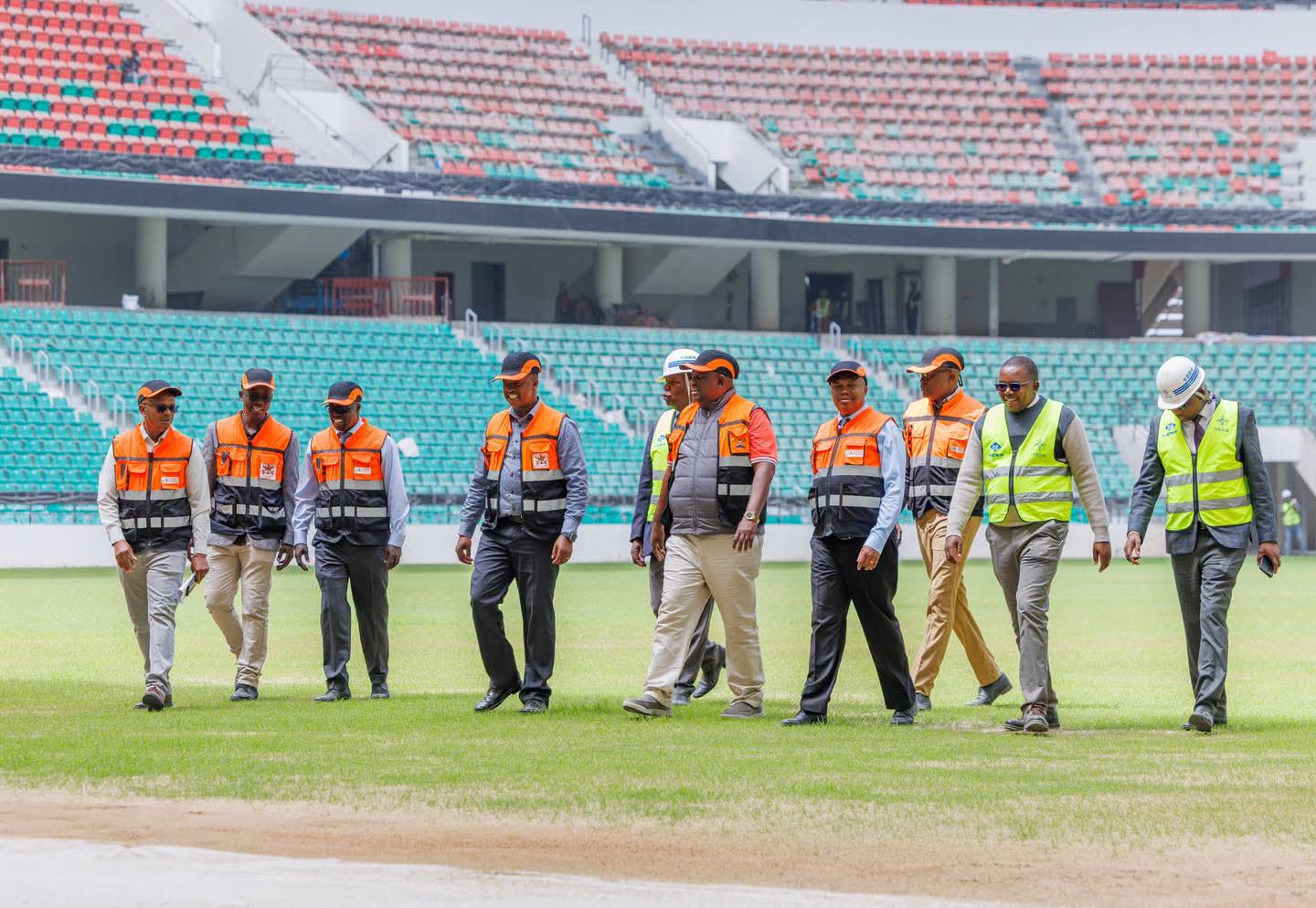 Raila Odinga international stadium inspection