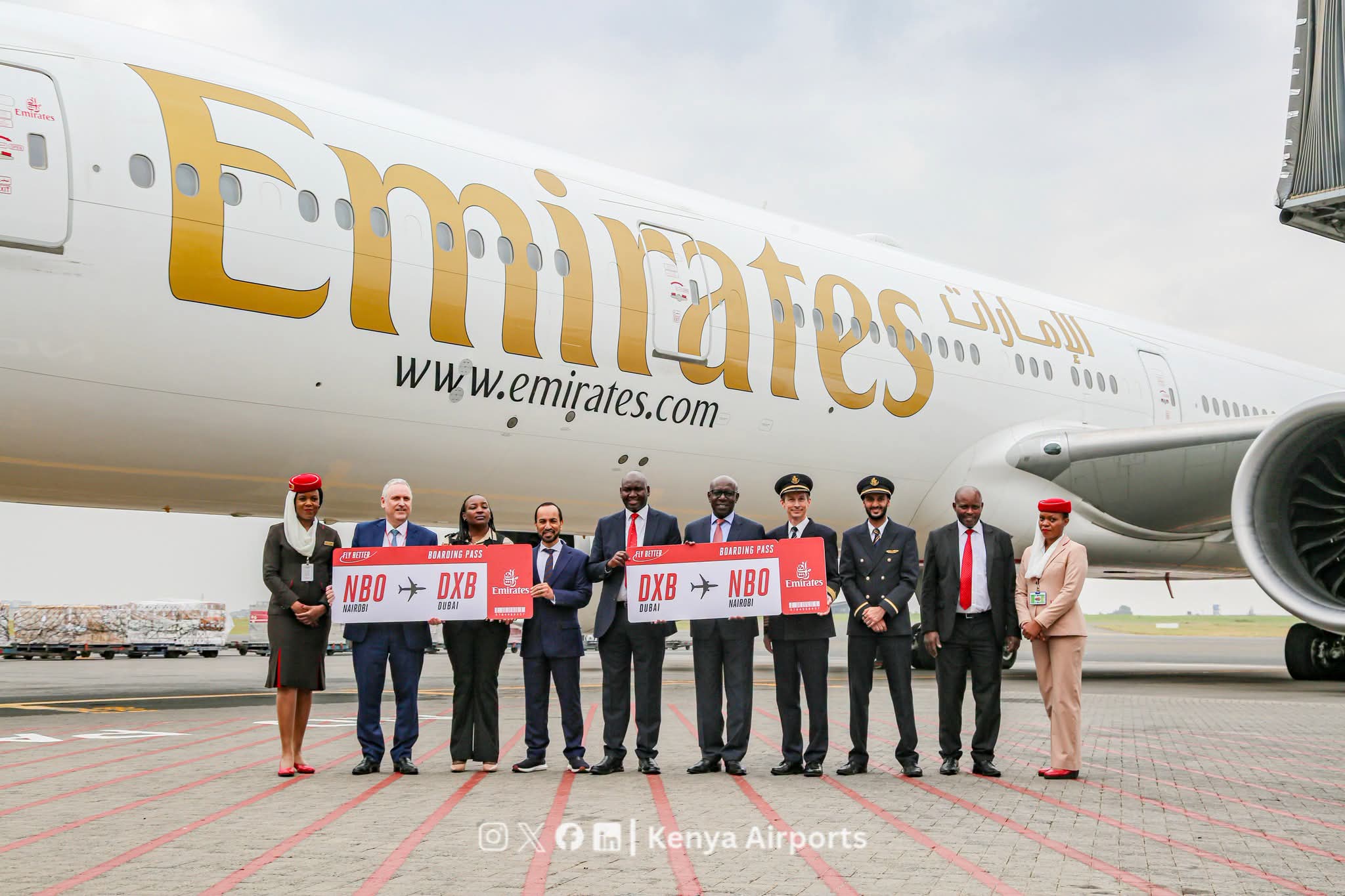 Emirates Launches Third Daily Flight to Nairobi