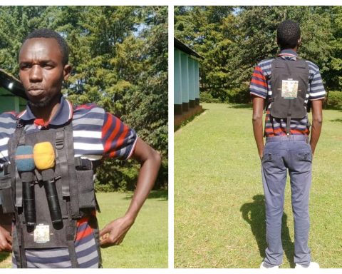 hands-free microphone Kipkogei Yego
