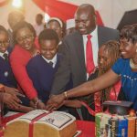 Basic Education PS during Kenya High prize-giving day.